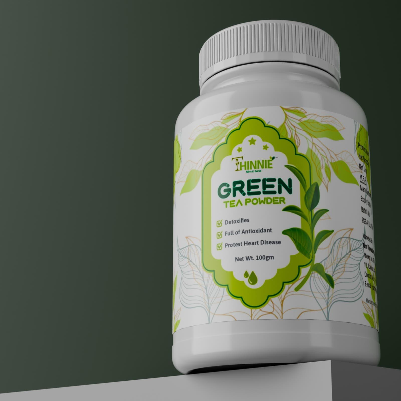 Thinnie Green tea Powder